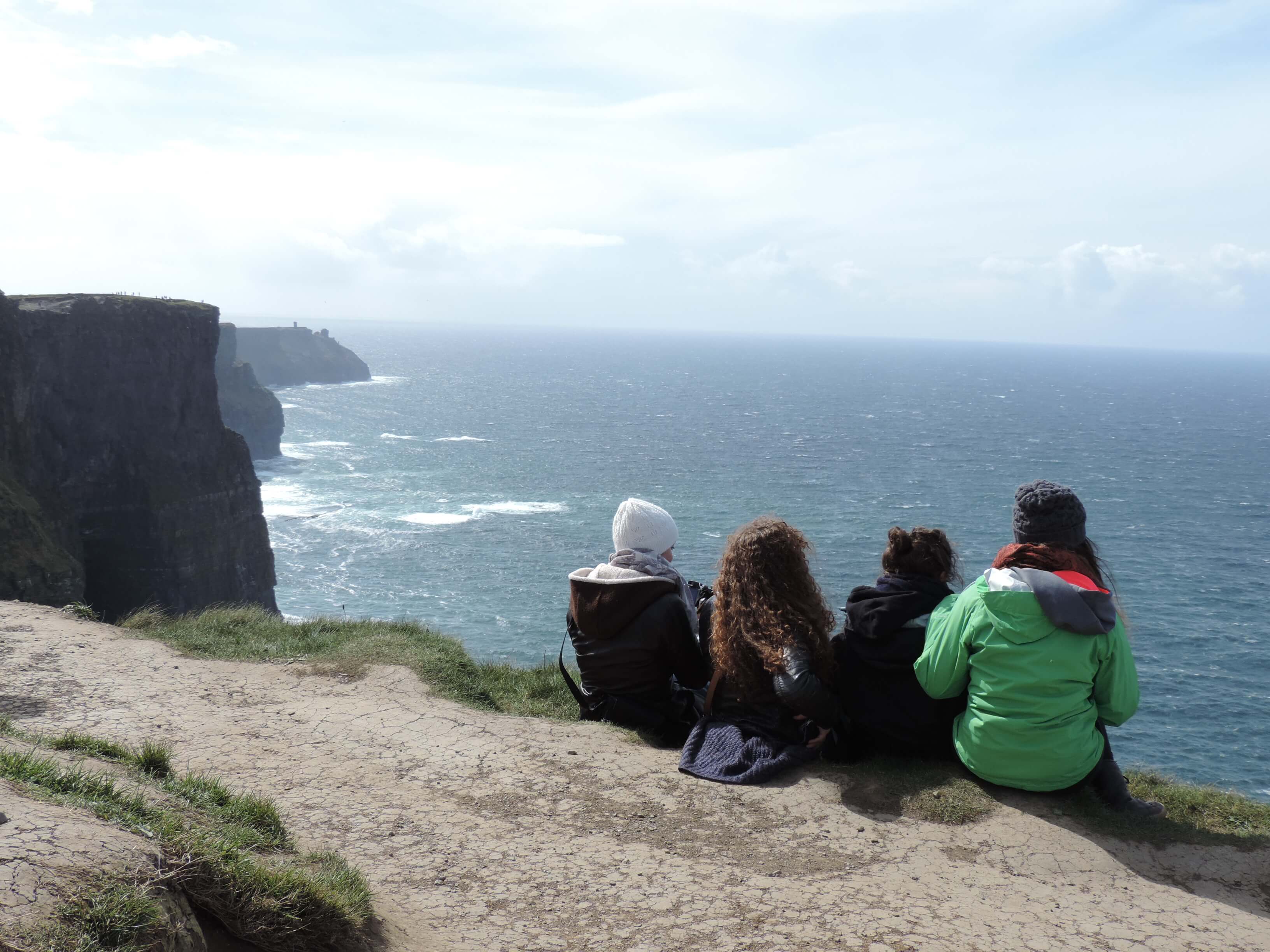 Sitting by the Cliffs of Moher