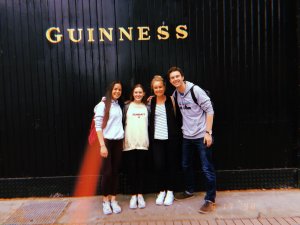 group outside Guinness